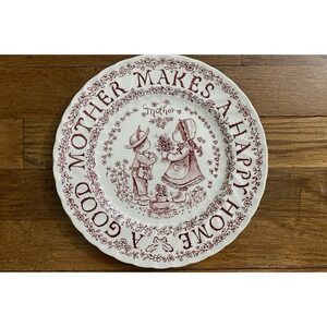 Mother's Plate: A Good Mother Makes A Happy Home Norma Sherman Royal Crownford